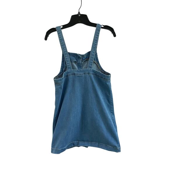 Therabouts Girls Overall Denim Dress Size 16 Button Front Jean Jumper Casual - Picture 2 of 6